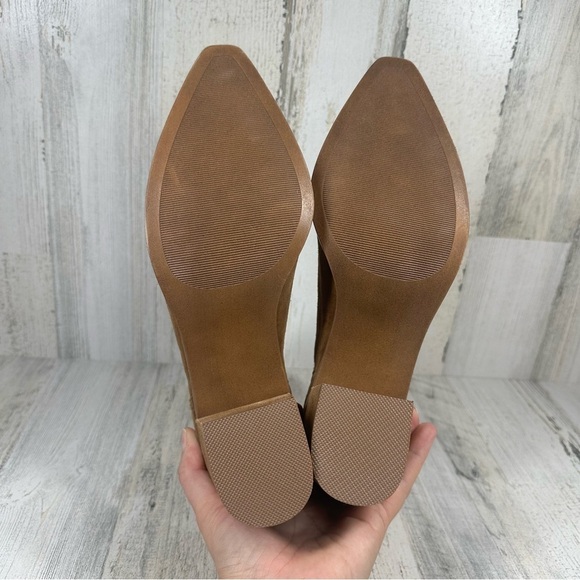 New Steve Madden Havannah Chestnut Suede Pointed Toe Bootie #1023 - Picture 7 of 12